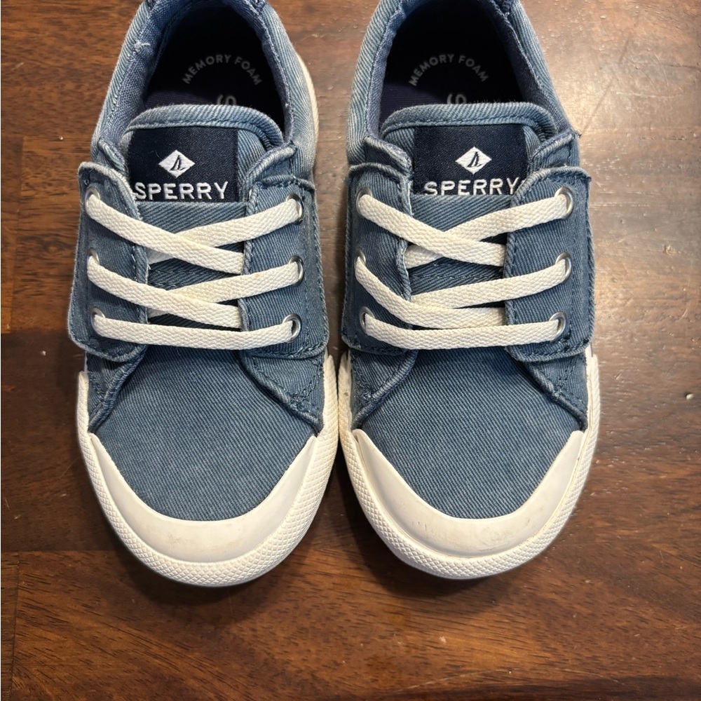 Sperry Kids Denim Blue Sneakers